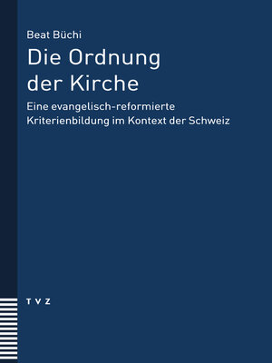 cover image of Die Ordnung der Kirche